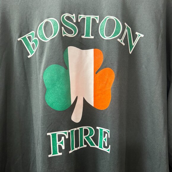 Boston Irish Fire Fir Na Tine Paragon Performance Quarter Zip Pullover size 2XL - Picture 4 of 9